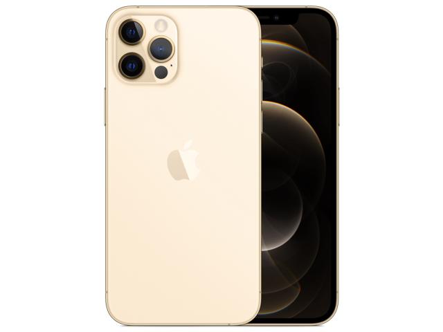 中古美品】iPhone12pro 128GB ゴールド SIMロック解除済 赤ロム